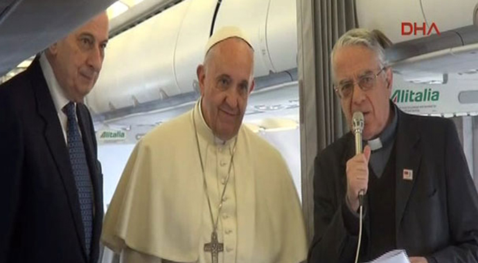 Papa'dan Türkiye'ye büyük övgü Papa'dan Türkiye'ye büyük övgü