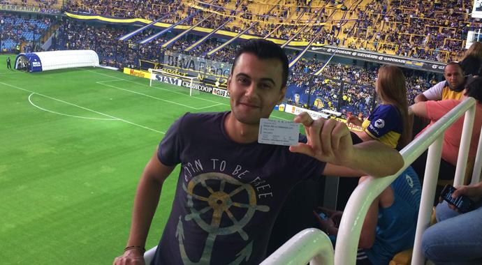 Passolig aldı, Arjantin'de maç izledi Passolig aldı, Arjantin'de maç izledi