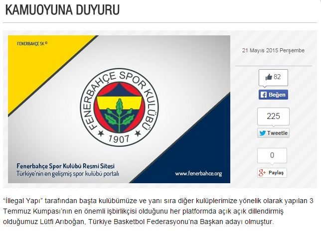 Fenerbahçe'den tarihi rest: Çekiliriz!.. Fenerbahçe'den tarihi rest: Çekiliriz!..