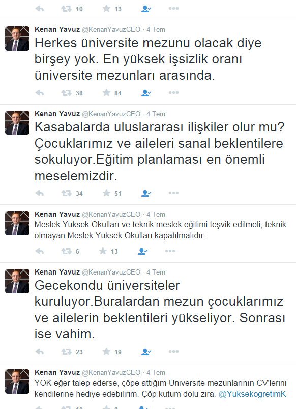 Ünlü CEO, YÖK'e fena saldırdı!