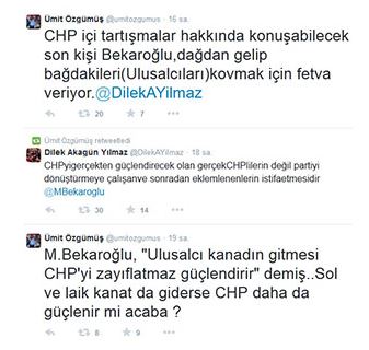CHP'den Bekaroğlu çatlağı!