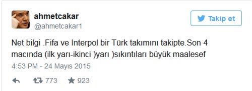 Ahmet Çakar'dan ortalığı karıştıran tweet Ahmet Çakar'dan ortalığı karıştıran tweet