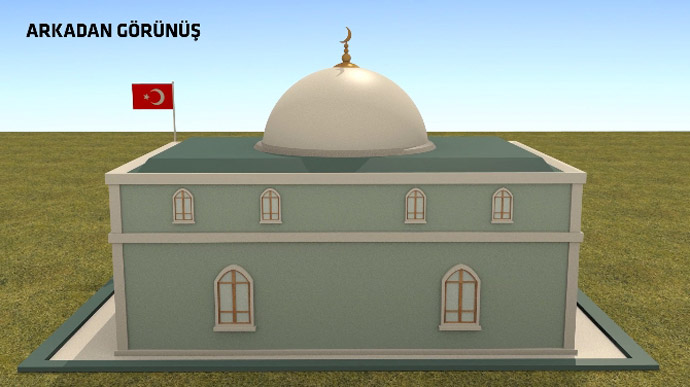 Yeni Süleyman Şah Türbesi böyle olacak Yeni Süleyman Şah Türbesi böyle olacak