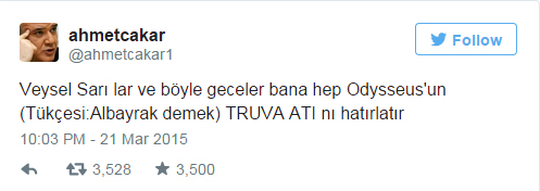 Veysel Sarı'dan Ahmet Çakar'a suç duyurusu Veysel Sarı'dan Ahmet Çakar'a suç duyurusu