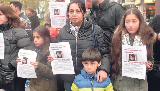 Tuğçe için sessiz eylem Tuğçe için sessiz eylem