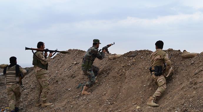 Kerkük'e saldıran IŞİD'e büyük darbe Kerkük'e saldıran IŞİD'e büyük darbe