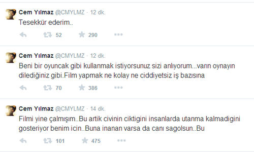 Cem Yılmaz'dan Levent Kırca'ya yanıt gecikmedi