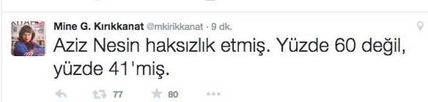 O yazardan AK Parti seçmenine yönelik iğrenç tweet! O yazardan AK Parti seçmenine yönelik iğrenç tweet!