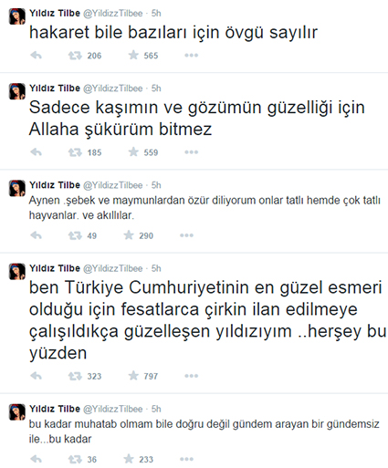 Hülya Avşar'dan Yıldız Tilbe'ye cevap Hülya Avşar'dan Yıldız Tilbe'ye cevap