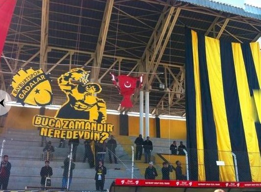 Fenerbahçelileri kızdıran koreografi Fenerbahçelileri kızdıran koreografi