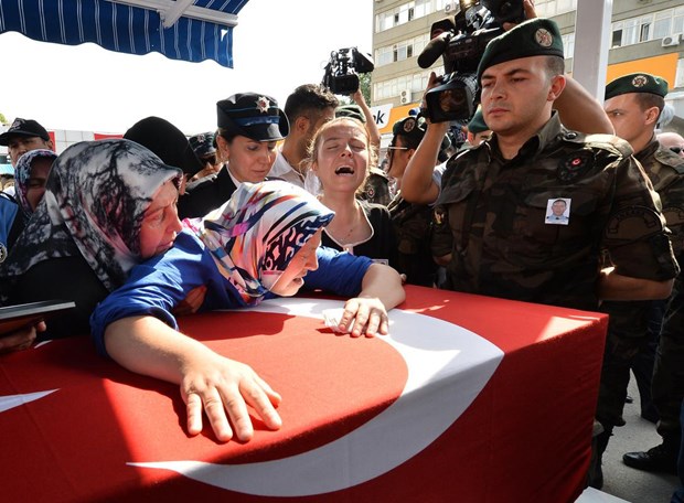 Ankara şehidini gözyaşlarıyla uğurladı
