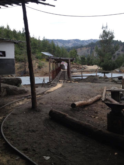Karaman'daki maden ocağının fotoğrafları