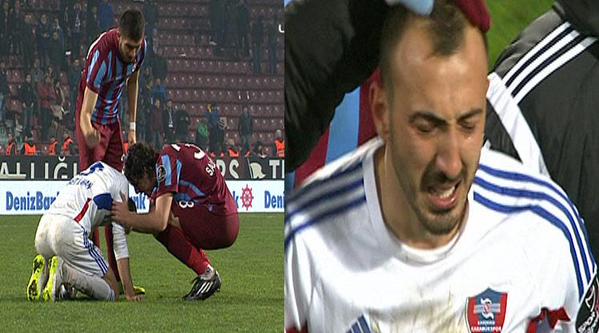 Trabzon-Karabük maçı sonrası Ahmet İlhan'ın gözyaşları!