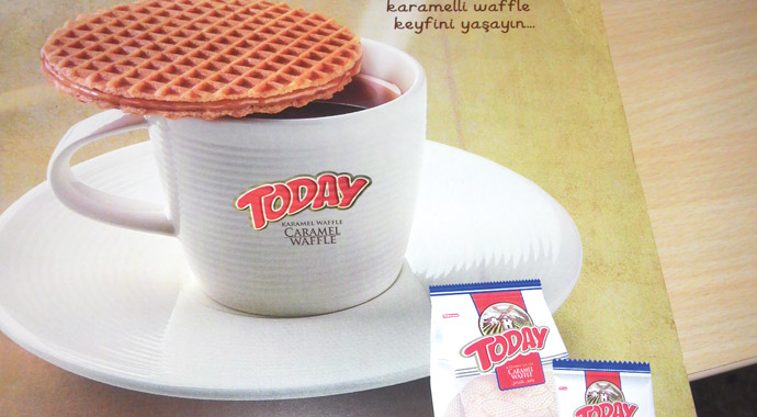Avrupa'nın 'waffle'ını üretip onlara satıyor