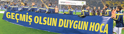Fenerbahçe derbiye bu pankartla çıkacak! Fenerbahçe derbiye bu pankartla çıkacak!