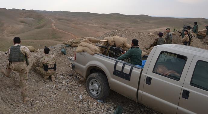 Kerkük'e saldıran IŞİD'e büyük darbe Kerkük'e saldıran IŞİD'e büyük darbe
