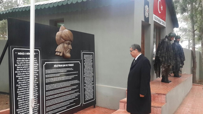 Süleyman Şah Türbesi tamamlandı! Süleyman Şah Türbesi tamamlandı!