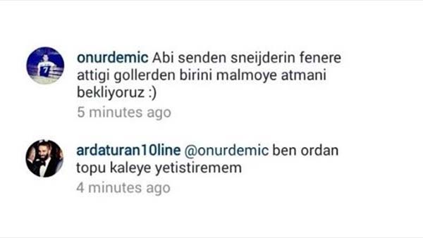 Arda Turan'dan Sneijder itirafı