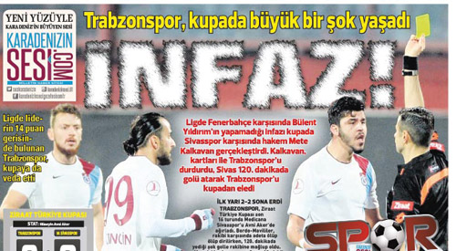 Lig yarışında geride kalan Trabzonspor'un kupaya veda etmesi morelleri bozdu