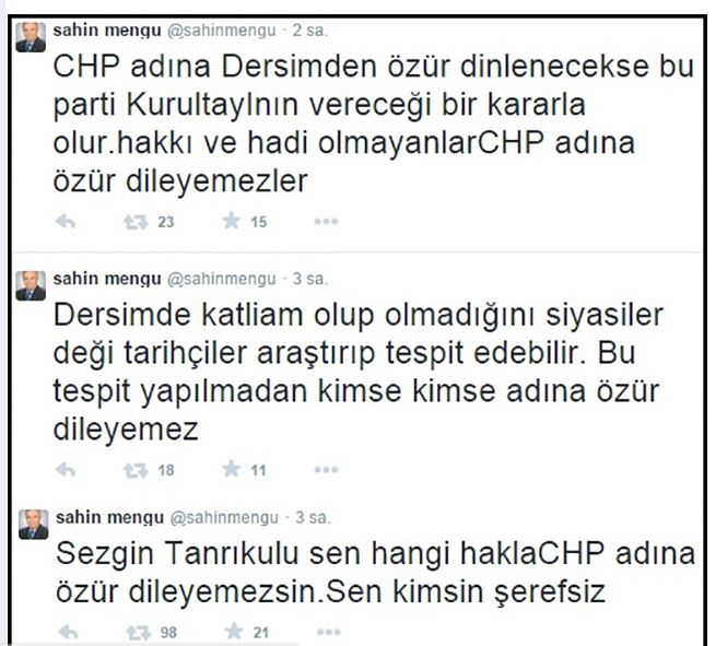 CHP'de Dersim çatlağı!