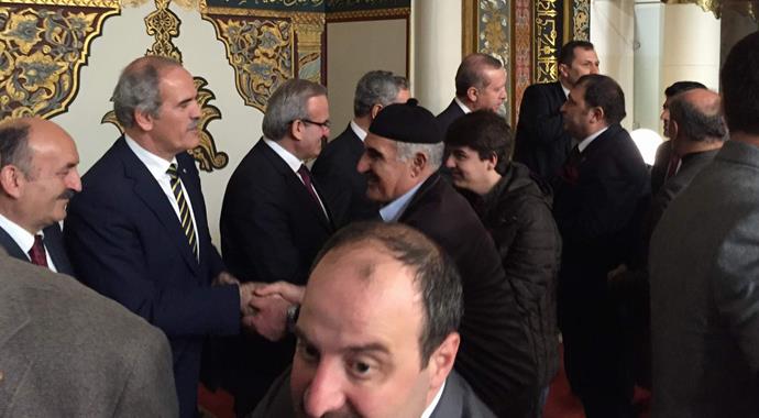 Ulu Cami'de Erdoğan izdihamı! Ulu Cami'de Erdoğan izdihamı!