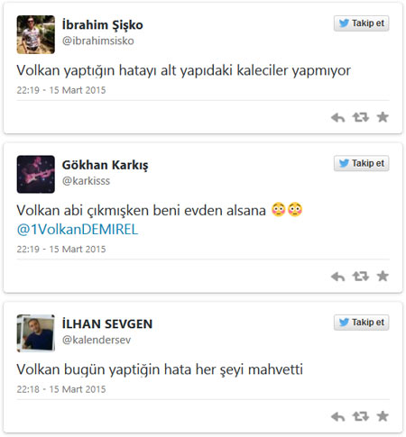 Volkan Demirel taraftarları çıldırttı