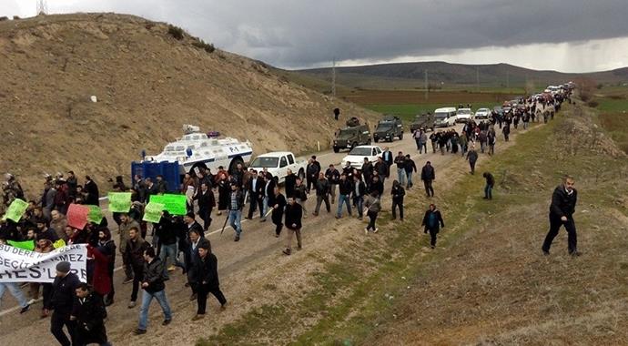 Zile'deki HES eylemine müdahale edildi Zile'deki HES eylemine müdahale edildi