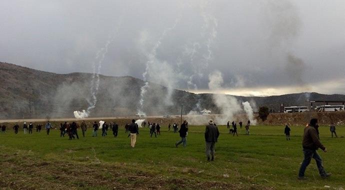 Zile'deki HES eylemine müdahale edildi Zile'deki HES eylemine müdahale edildi