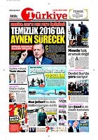 Türkiye Gazetesi e-gazete — 01 Ocak 2016