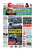 Türkiye Gazetesi e-gazete — 11 Ocak 2016