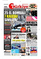 Türkiye Gazetesi e-gazete — 12 Ocak 2016