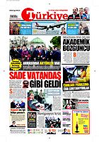 Türkiye Gazetesi e-gazete — 14 Ocak 2016