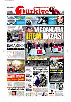 Türkiye Gazetesi e-gazete — 16 Ocak 2016