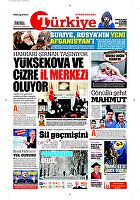 Türkiye Gazetesi e-gazete — 19 Ocak 2016