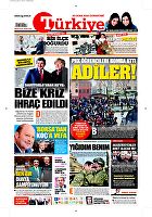 Türkiye Gazetesi e-gazete — 23 Ocak 2016