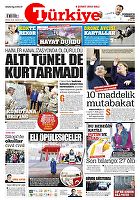 Türkiye Gazetesi e-gazete — 09 Şubat 2016