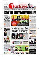 Türkiye Gazetesi e-gazete — 29 Şubat 2016