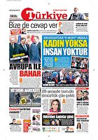 Türkiye Gazetesi e-gazete — 08 Mart 2016