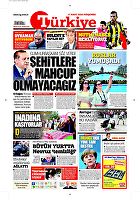 Türkiye Gazetesi e-gazete — 17 Mart 2016