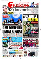 Türkiye Gazetesi e-gazete — 16 Nisan 2016