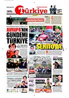 Türkiye Gazetesi e-gazete — 10 Mayıs 2016