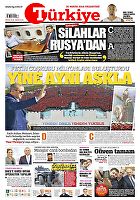 Türkiye Gazetesi e-gazete — 30 Mayıs 2016
