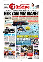 Türkiye Gazetesi e-gazete — 01 Haziran 2016