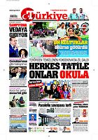 Türkiye Gazetesi e-gazete — 07 Haziran 2016