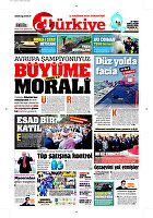 Türkiye Gazetesi e-gazete — 11 Haziran 2016