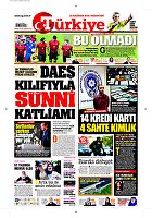 Türkiye Gazetesi e-gazete — 13 Haziran 2016