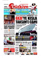 Türkiye Gazetesi e-gazete — 19 Haziran 2016