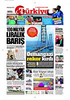 Türkiye Gazetesi e-gazete — 08 Temmuz 2016
