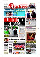 Türkiye Gazetesi e-gazete — 22 Temmuz 2016