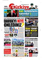 Türkiye Gazetesi e-gazete — 03 Ağustos 2016